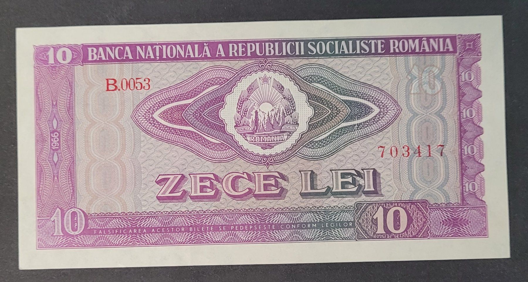 Banconote: 10 LEI / RUMÄNIEN 1966 – Usato da Mumpf venduto da antonio_schweiz_961