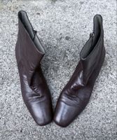 vintage Stiefeletten Francois Pinel Leder braun Grösse 39.5