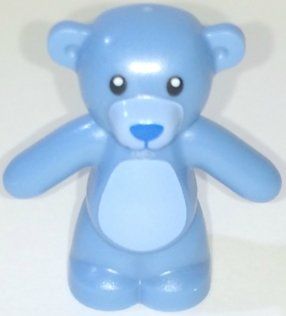 Lego Kit di costruzioni: LEGO 98382pb009 Medium Blue Teddy Bear with Black Eyes – Nuovo (secondo la descrizione) da Basadingen venduto da NekoBricks