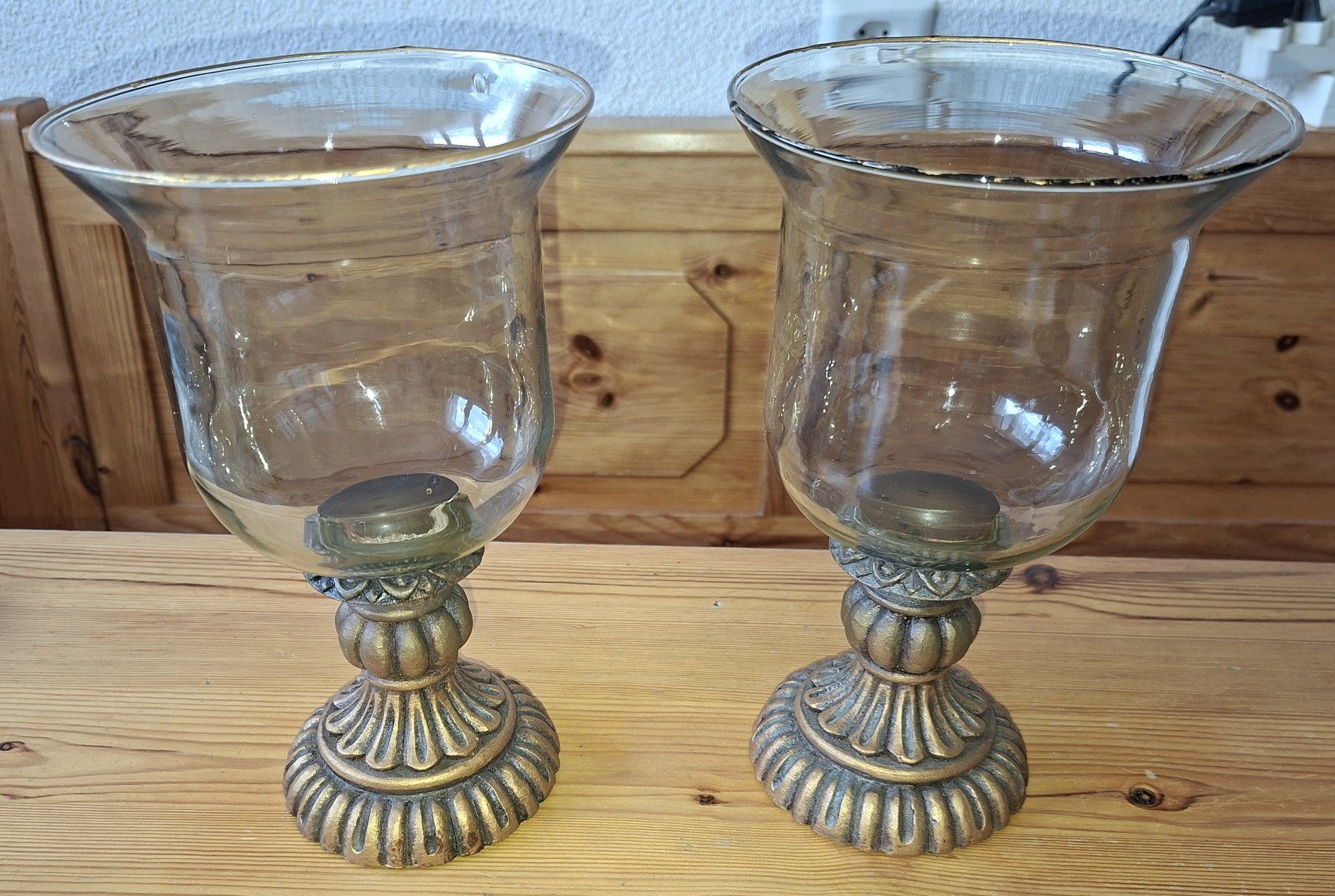 Vasi & Recipienti: 2 Windlichter/ Vasen, Deko, römisch/griechisch – Usato da Dietikon venduto da Rabia