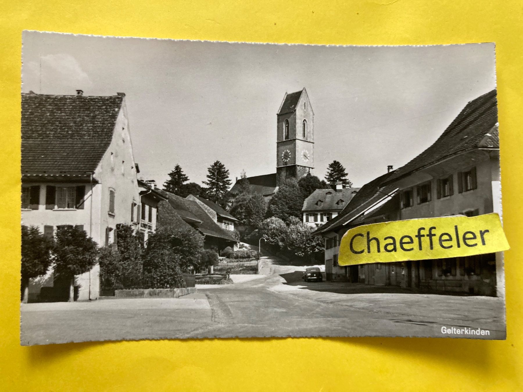Cartoline postali: Gelterkinden – Usato da Zürich venduto da Chaeffeler