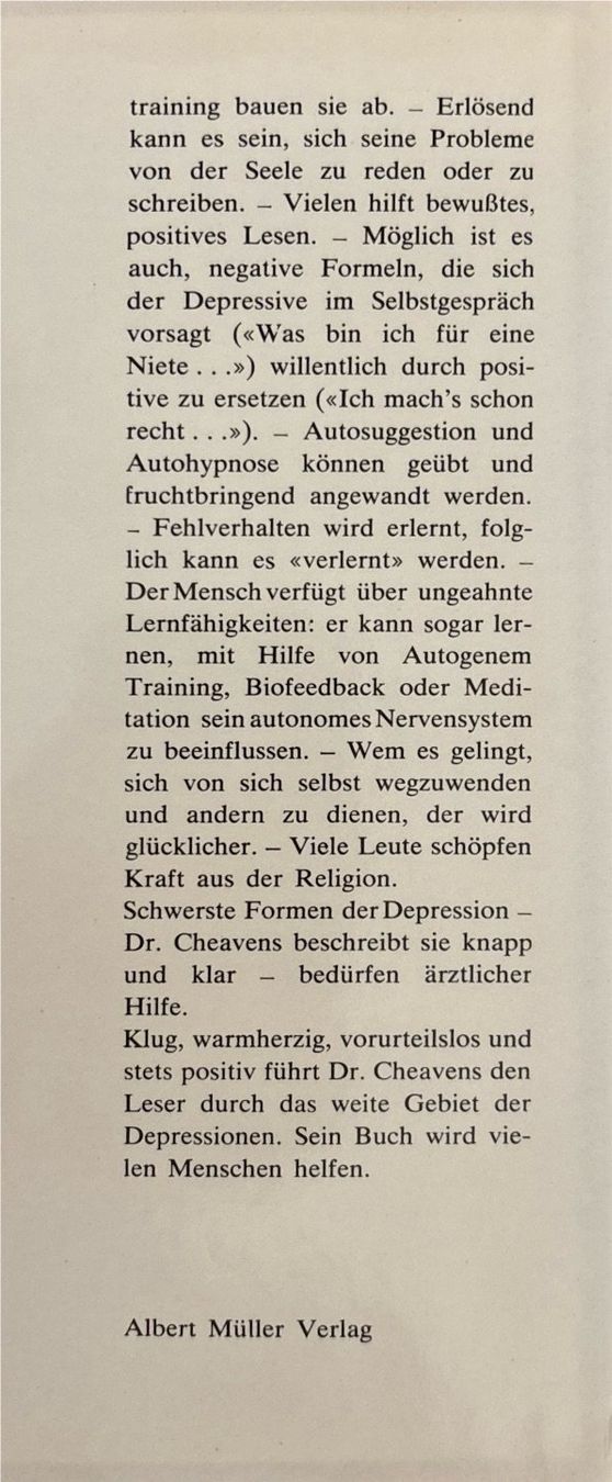 Libri: Schach der Depression - Wege zur Selbsthilfe – Nuovo (secondo la descrizione) da Sarnen venduto da Livres 2