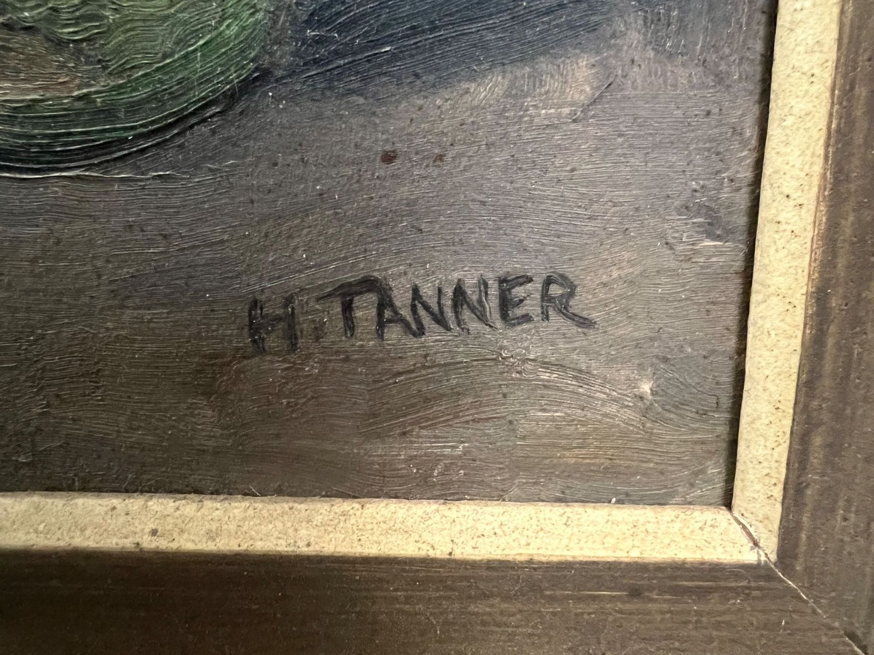 Gemälde: HUILE SUR PANNEAU SIGNÉE TANNER – Gebraucht aus Genève von Qanil77 3
