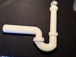 Siphon Kunststoff weiss 50 mm x 1 1/2“