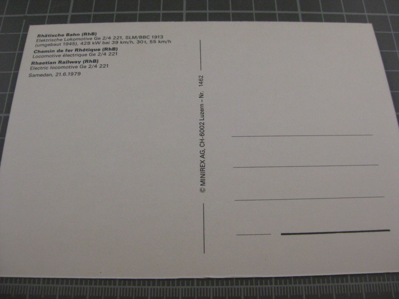 Cartoline postali: AK Lokomotive – Usato da Malters venduto da Marosko 1