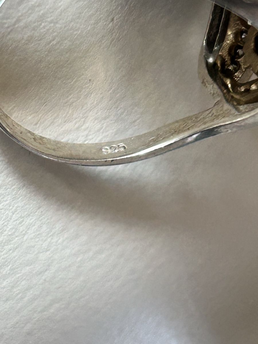 Anelli: Wunderschöner 925 Silber Ring mit Perle und Zirkonia Gr. 62 – Usato da Düdingen venduto da Reconflo 2
