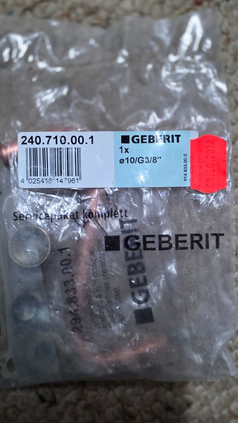 Geberit WC: Geberit 240.710.00.1 – Nuovo e nell'imballaggio originale da Bionnens venduto da Meg011
