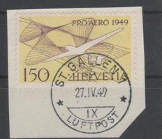 Schweiz 1949 Pro Aero SBK Nr.F45 ET-gest. Kat: 70.00 CHF