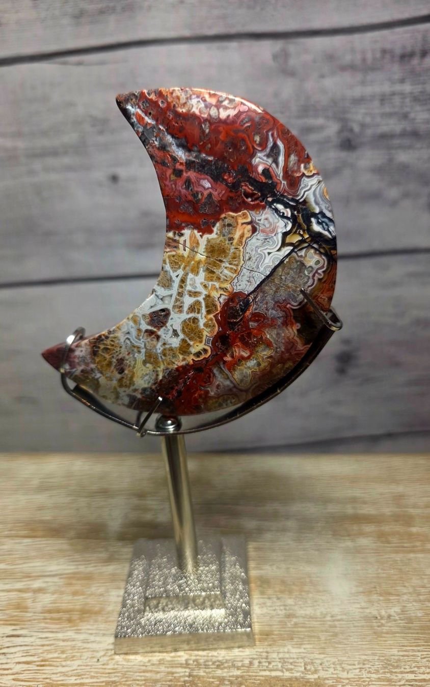 Mineralien & Heilsteine: Mexikanischer Achat Mond 185g – Neu und originalverpackt aus Matzingen von Shay_Crystalz 1