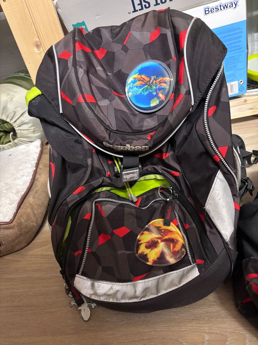 Ergobag Borse & Zaini: Ergobag Schulrucksack und Turnsack – Usato da St. Niklaus VS venduto da Wallis4ever 1