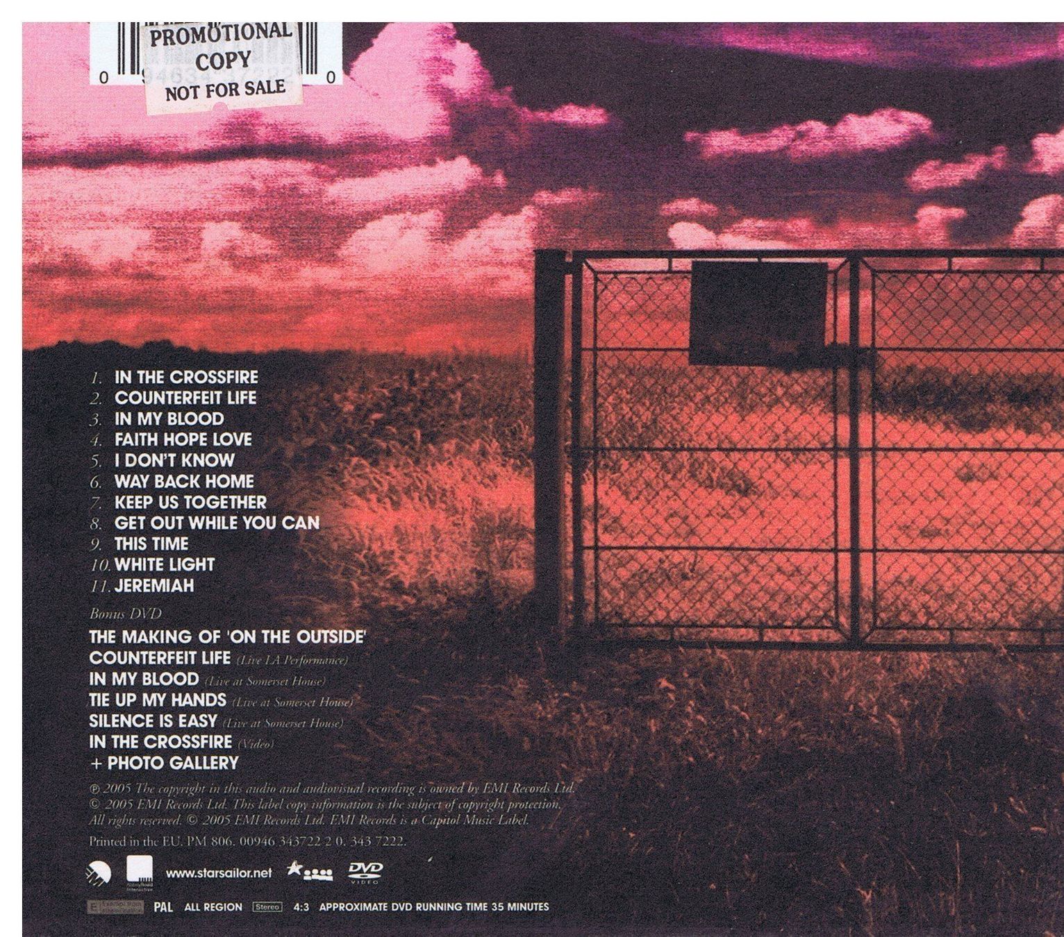 CDs: Starsailor / On the Outside / CD+DVD – Gebraucht aus Unterengstringen von Lastchance 1