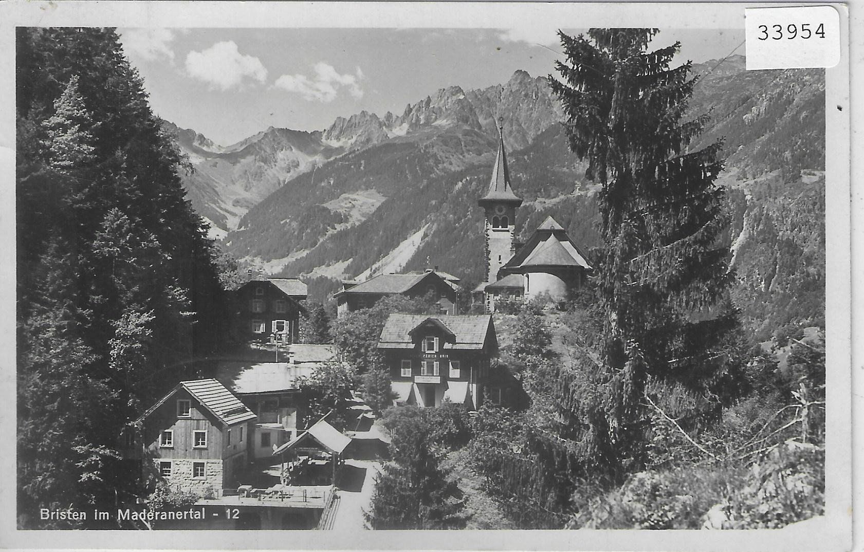 Ansichtskarten: Bristen im Maderanertal – Gebraucht aus Ettingen von Kartenplanet