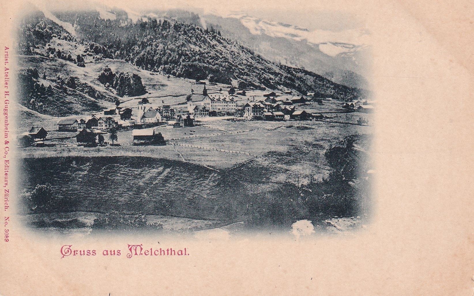 Cartoline postali: Melchtal  OW   -   MELCHTHAL      um 1900 – Usato da Brig venduto da Valcards54
