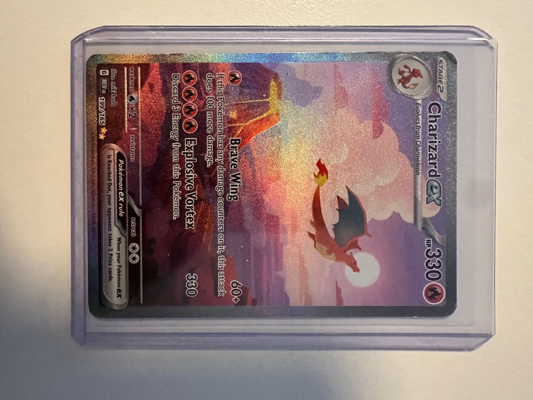 Pokémon Sammelbilder & Trading cards: Charizard ex 199 - Glurak - Dracaufeu - MEW 151 – Gebraucht aus Zürich von dja_vw6d 4