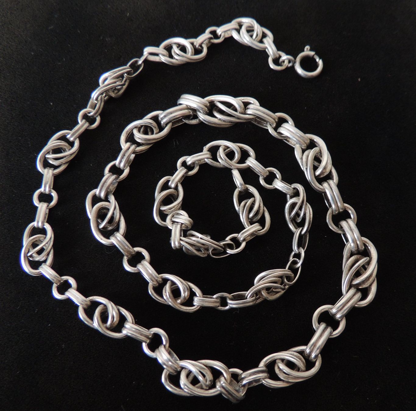 Catenine: Silber 835 Halskette 53 cm – Usato da Waldenburg venduto da schaller707 1