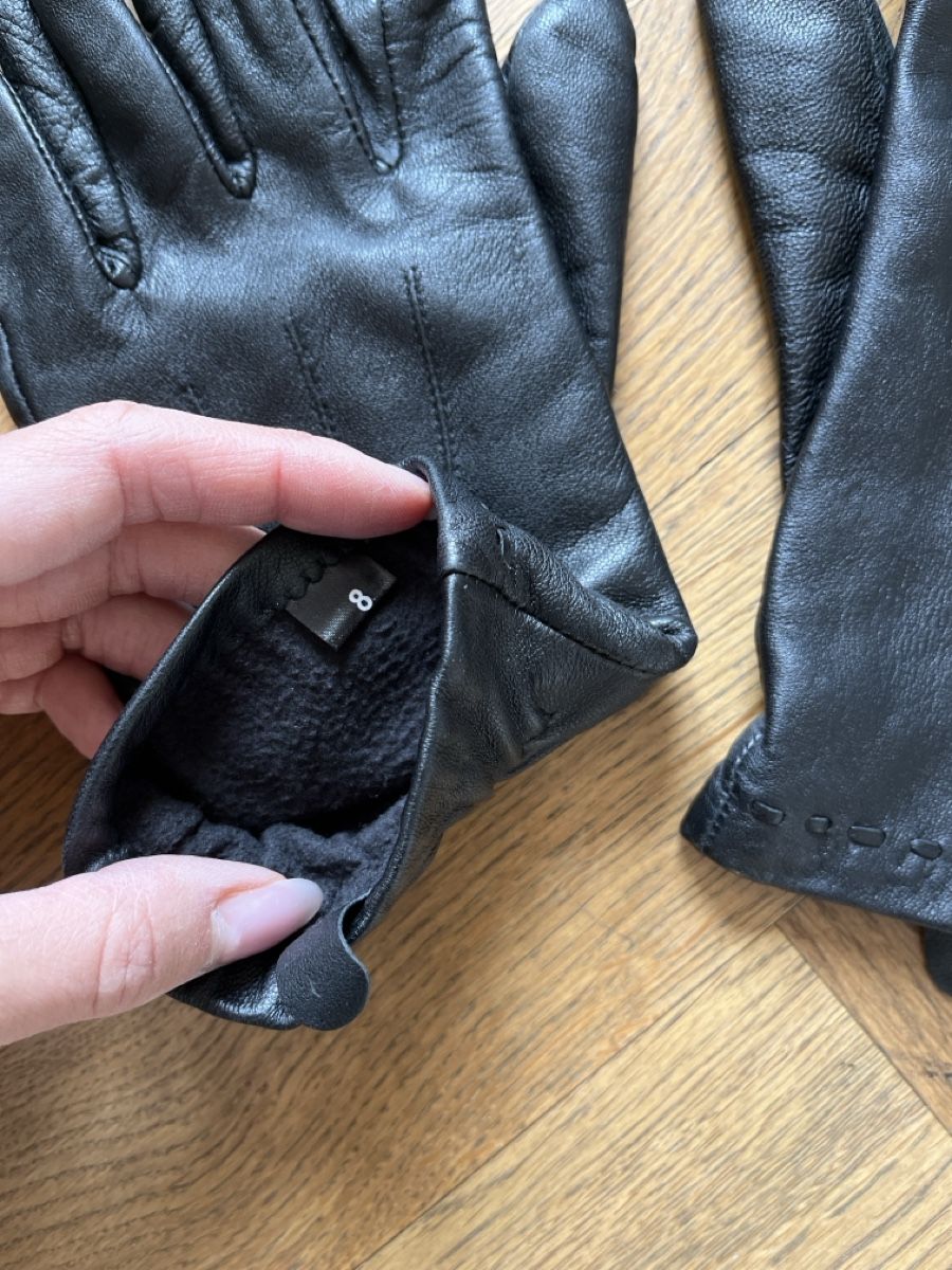 Guanti & manicotti: Lederhandschuhe schwarz Grösse 8 – Usato da Herrliberg venduto da spunggi 1