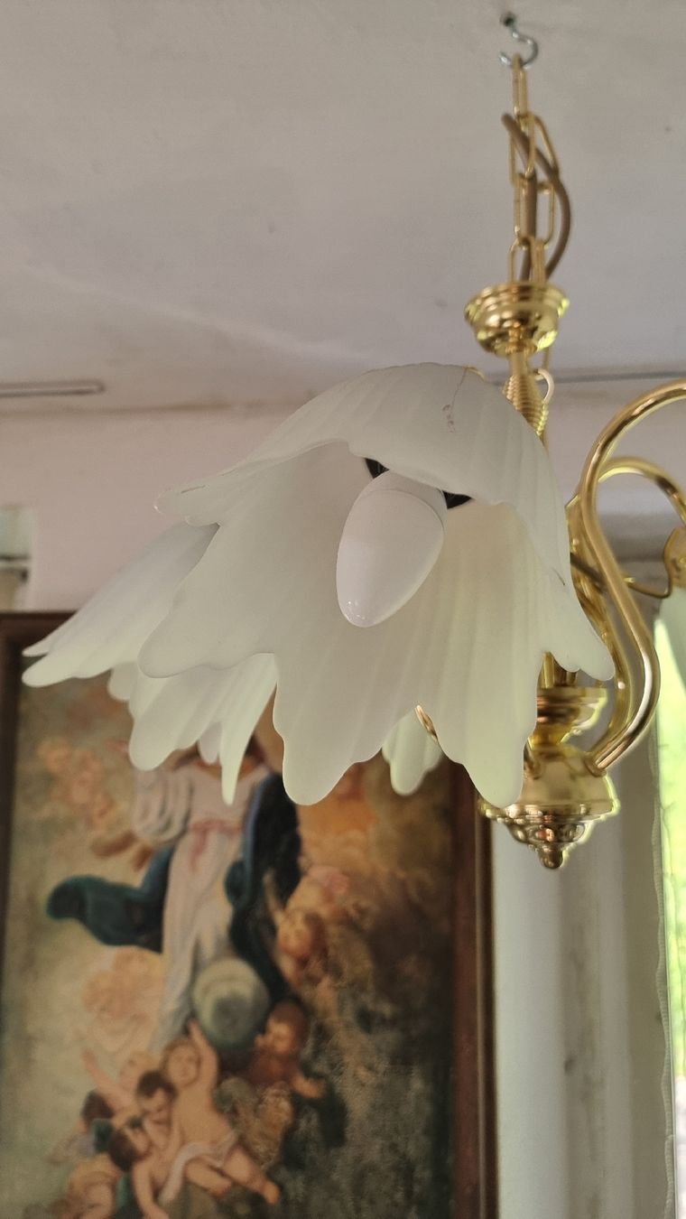 Lampen: 5 Armige Lampe,guter Zustand – Gebraucht aus Sils im Domleschg von platin01 2