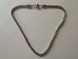 kette 925 silber , L23, B4.4, 33.9gr. (47)