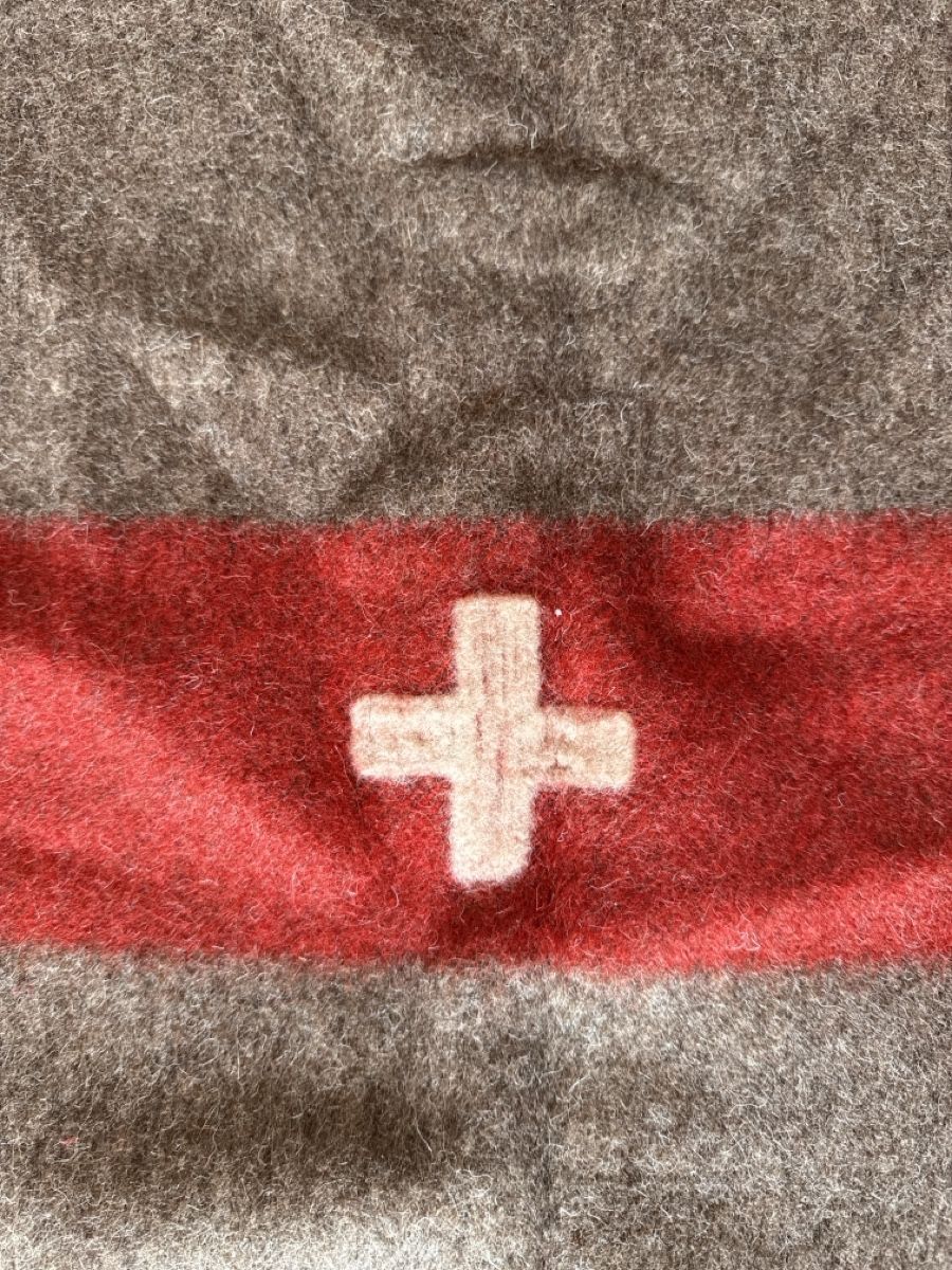 Schweizer Armee Coperte: Original Schweizer Armeedecke Wolldecke 207x142cm – Usato da St.Gallen venduto da maierm01 2