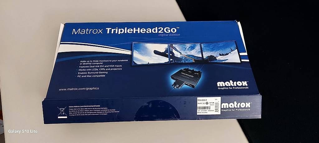Laufwerke & Adapter: AFFARISSIMO... - MAI USATA - MATROX TripleHeadGo – Gebraucht aus Lugano von inf_tw5n