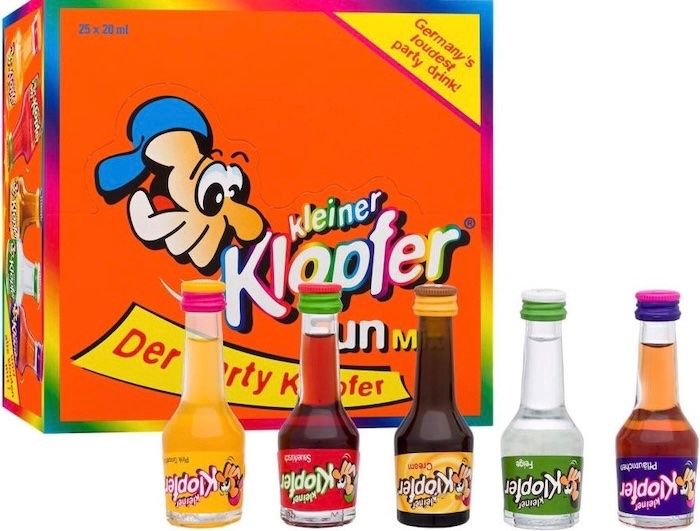 Bevande alcoliche: Kleiner Klopfer Fun Mix 25 Shots, 5 Sorten – Nuovo e nell'imballaggio originale da Basel venduto da Seifehuesli