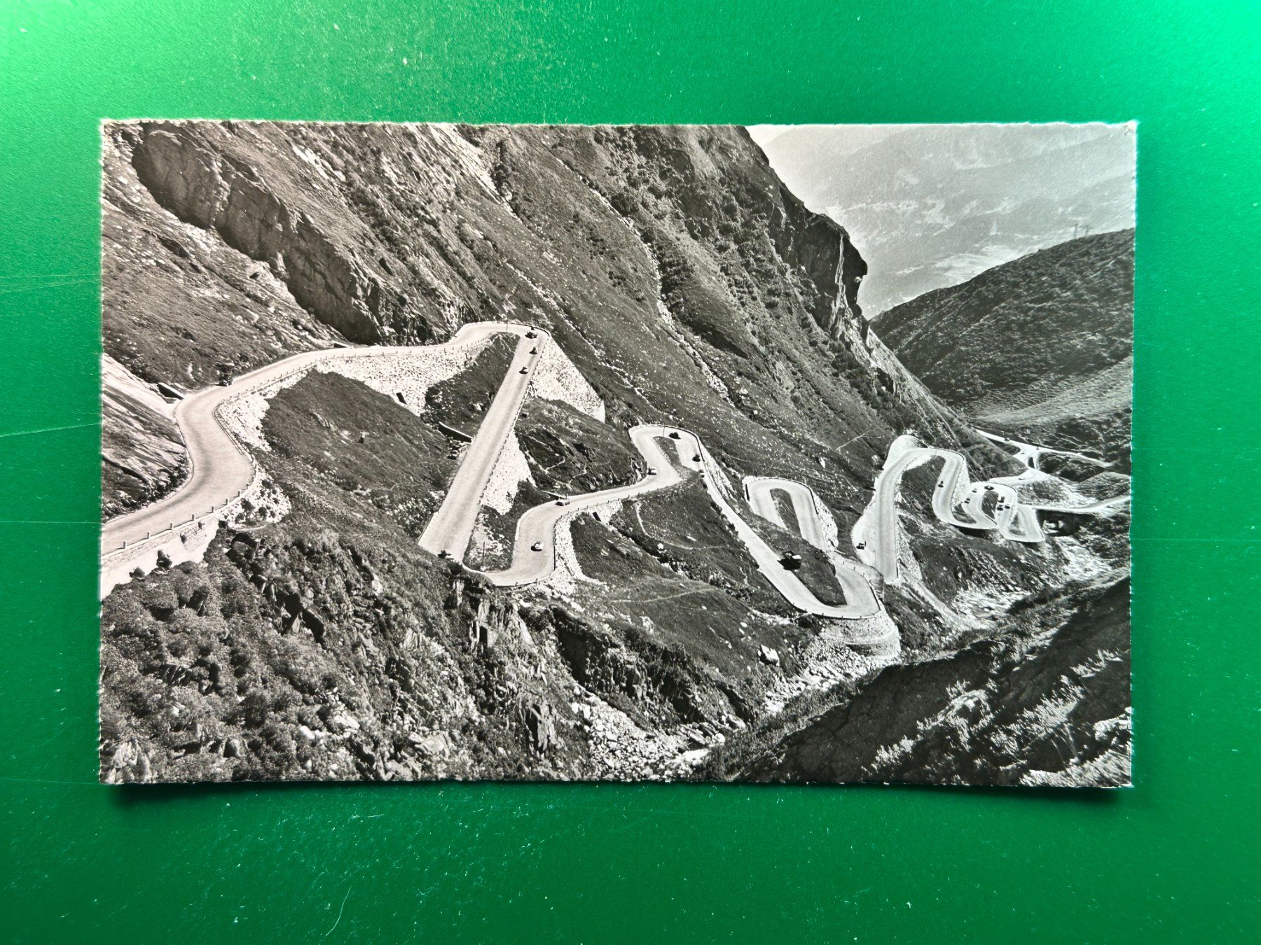 Cartoline postali: Via Tremola - S. Gotthardo – Usato da Steg VS venduto da danwer74