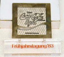 Einführung  Coca-Cola light 1983 - kleiner Pokal  - RARITÄT