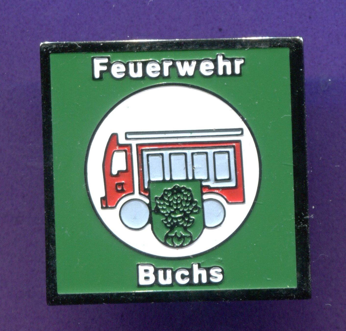 Placchette & Badge: Feuerwehrauto  Buchs – Usato da Winterthur venduto da Sammleroase