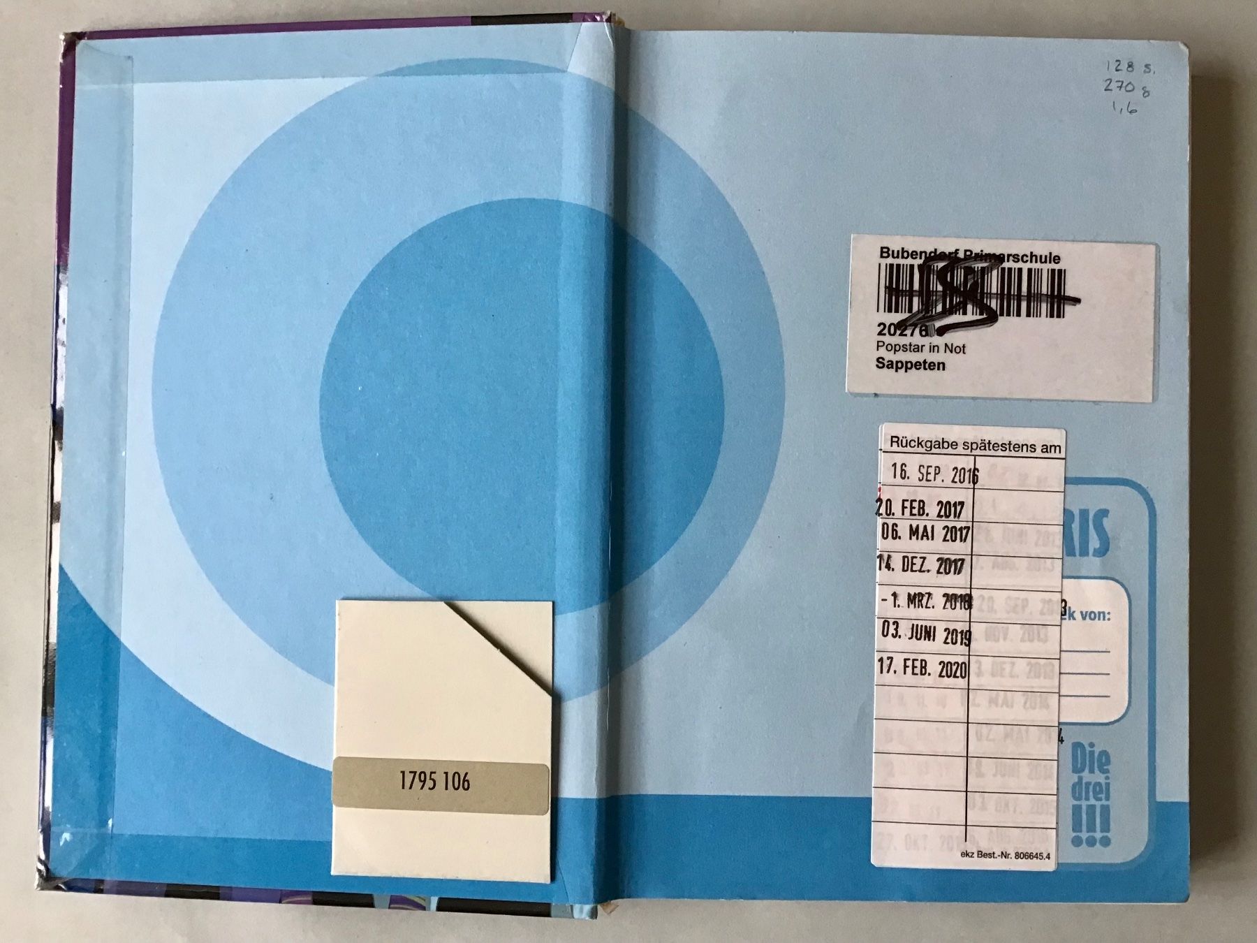 Libri: Die drei !!! Popstar in Not – Usato da Bubendorf venduto da Alpenheidi 2
