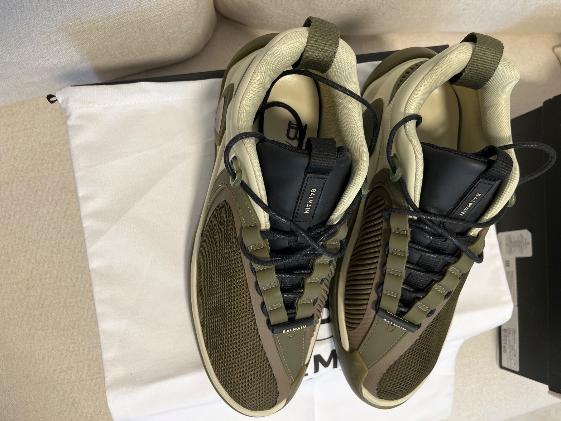 Balmain Herrenschuhe: Balmain Paris Grösse 44 Low Top – Neu (gemäss Beschreibung) aus Muhen von Hulk1234567 1