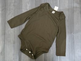 👣 Baby-Body Langarm (18-24 Monate) Oliv