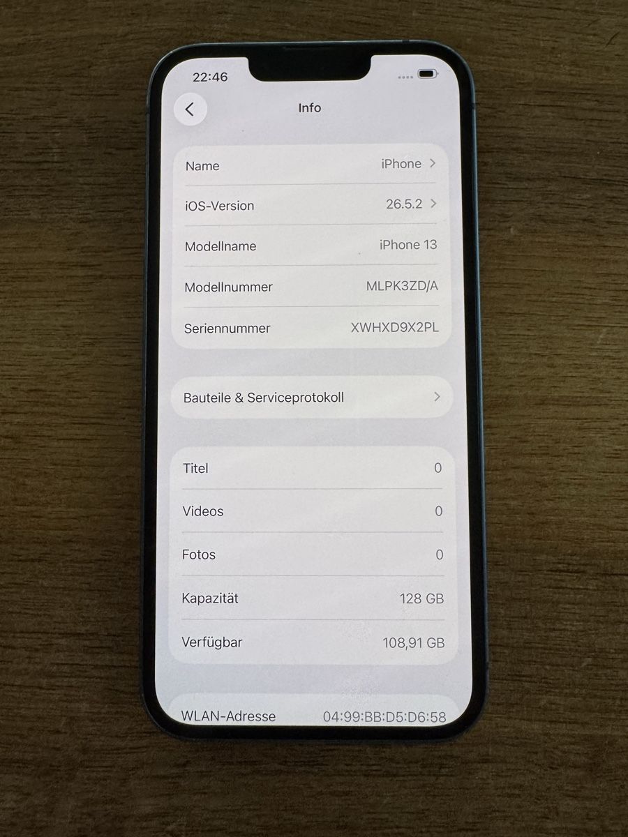 Apple Telefoni cellulari / Smartphones: Apple iPhone 13 128 GB Blau – Usato da Bonstetten venduto da Ckone1ch 1