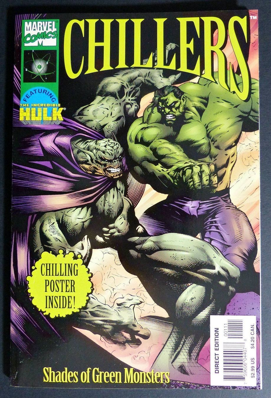 Comics: MARVEL CHILLERS SPIDER-MAN WOLVERINE HULK WITH POSTER 1996 – Gebraucht aus Lugano von YouWantUS 4