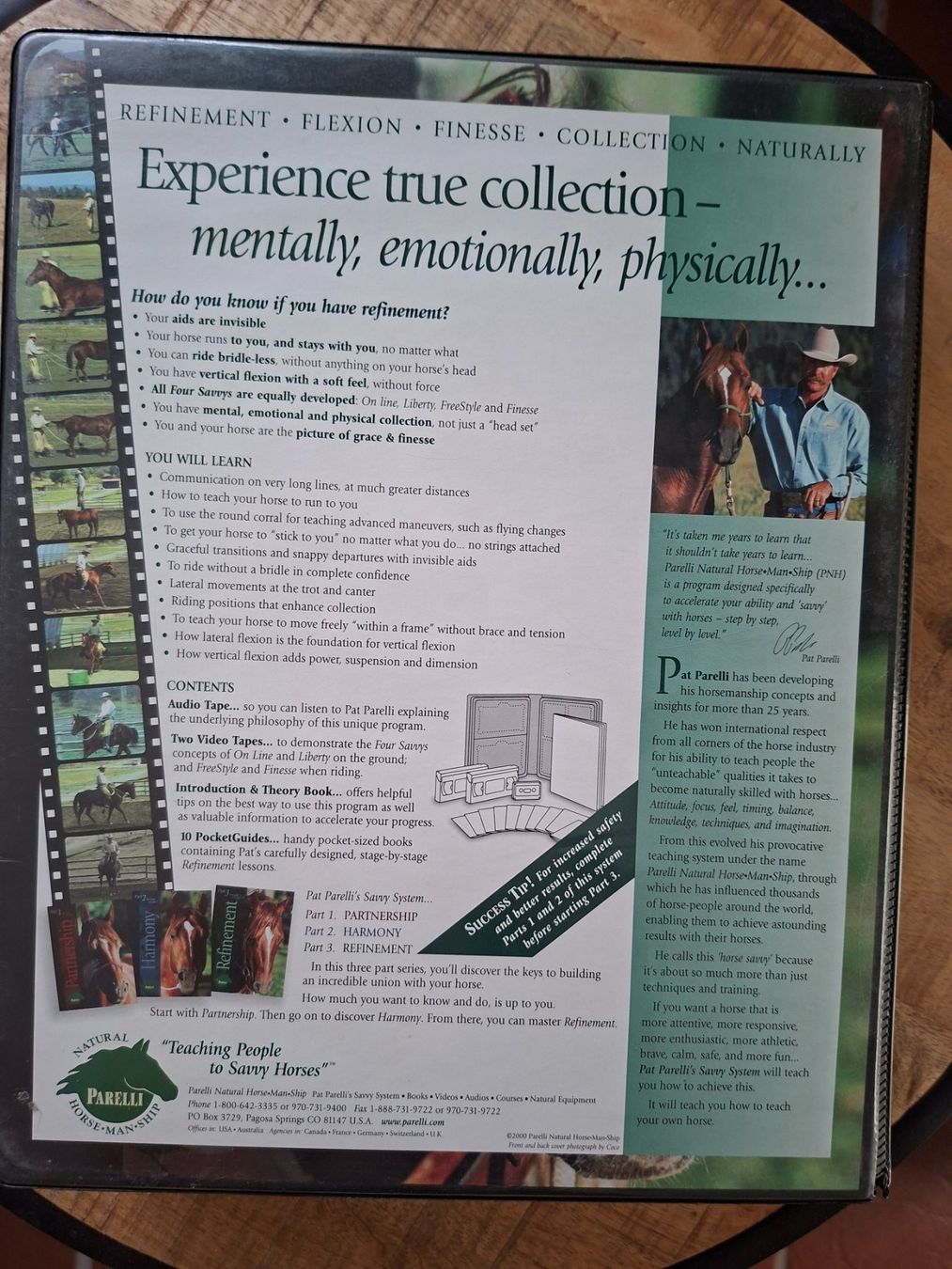 Livres: Parelli Natural Horsemanship; Level 3 Refinement / BoxSet EN – D'occasion à Boniswil par Totomat-Lady2 1