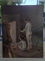 Gemälde von U. Bonvicini, Öl auf Holz