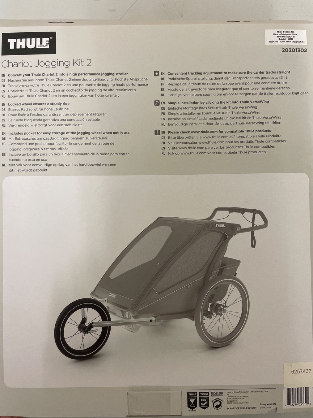 Thule Rimorchi: Jogging Kit Thule Chariot 2 – Usato da Höri venduto da LucaSomma 2