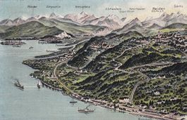 Rorschach Panorama Bodensee 1909