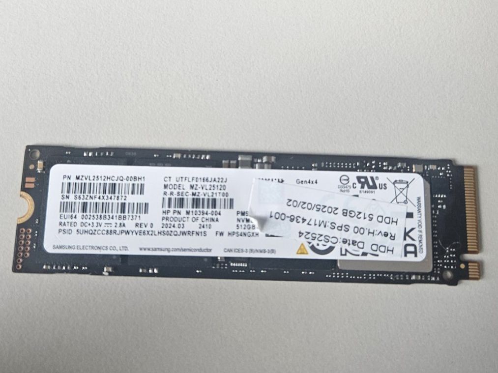 Western Digital Dischi rigidi: Samsung ssd 512 gb nvme – Usato da Widnau venduto da PlayTechTown