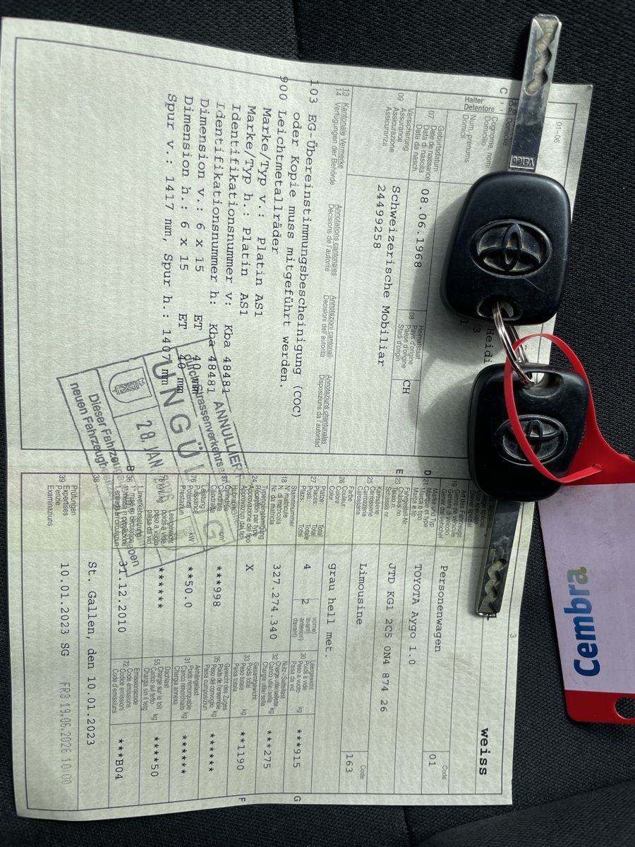 Toyota Automobili: Toyota Aygo 1.0 – Usato da Corpataux venduto da a_t_dq7j 8
