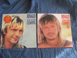 lot de 2 LP de Renaud (ma compil)