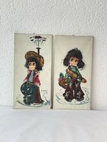 Paire de tableaux signés, Yenelé 1979