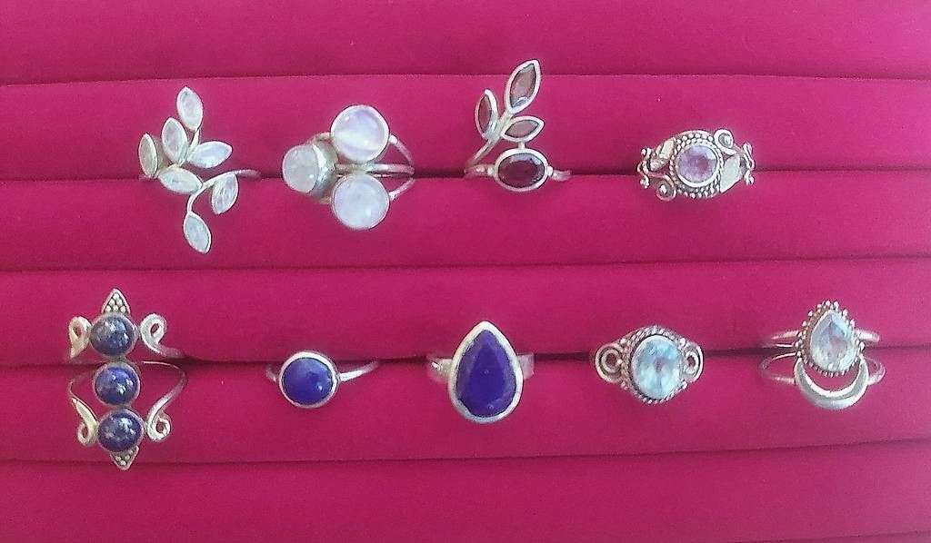 Sonstiger Schmuck: Anelli in argento 925 con pietre – Gebraucht aus Tesserete von BreezyRose