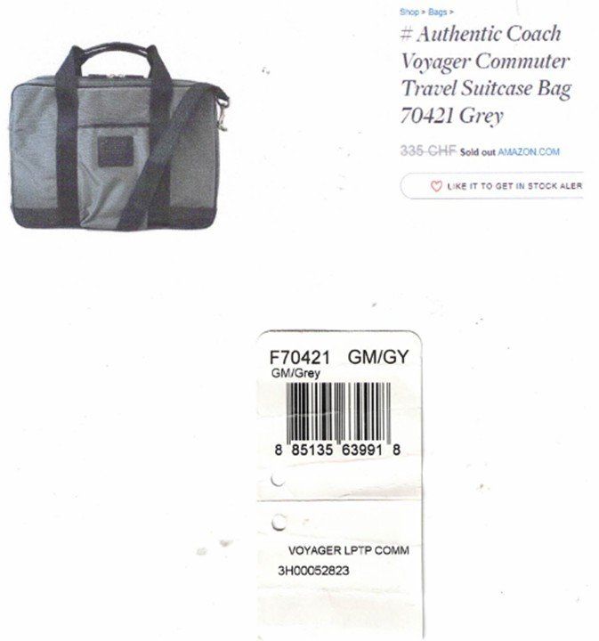 Coach Koffer & Taschen: Sac COACH porte-documents pour ordinateur portable – Gebraucht aus Nyon von WHTF 7