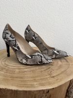 Kiomi Pumps Snake Print Schwarz/Beige Gr. 37