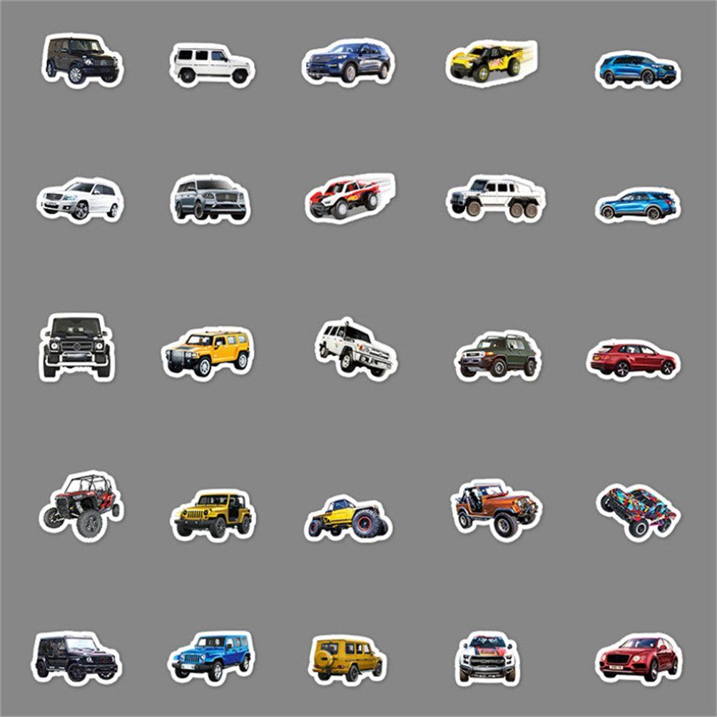 Sticker: 50 stk. Suv Autos Aufkleber – Nuovo e nell'imballaggio originale da Uerkheim venduto da Kaufoption 1