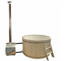Bain Nordique en bois Vesuvio pour extérieur.