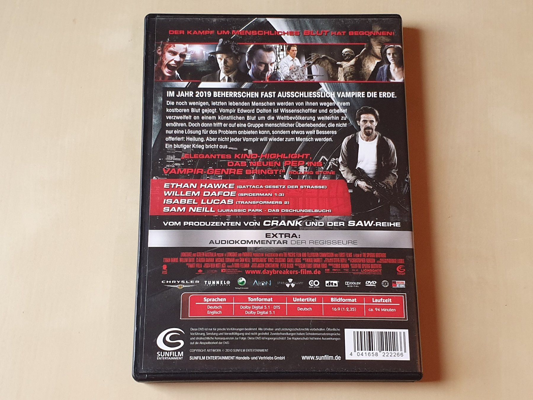 Tous les DVDs: Daybreakers – D'occasion à Stansstad par collectorsshop 1
