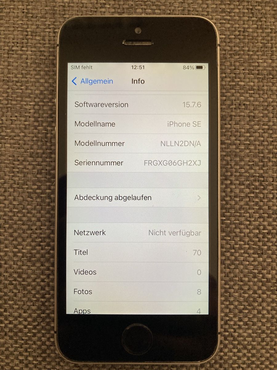 Apple Telefoni cellulari / Smartphones: iPhone SE (1. Gen) 16GB – Usato da Glattfelden venduto da Pedals 1
