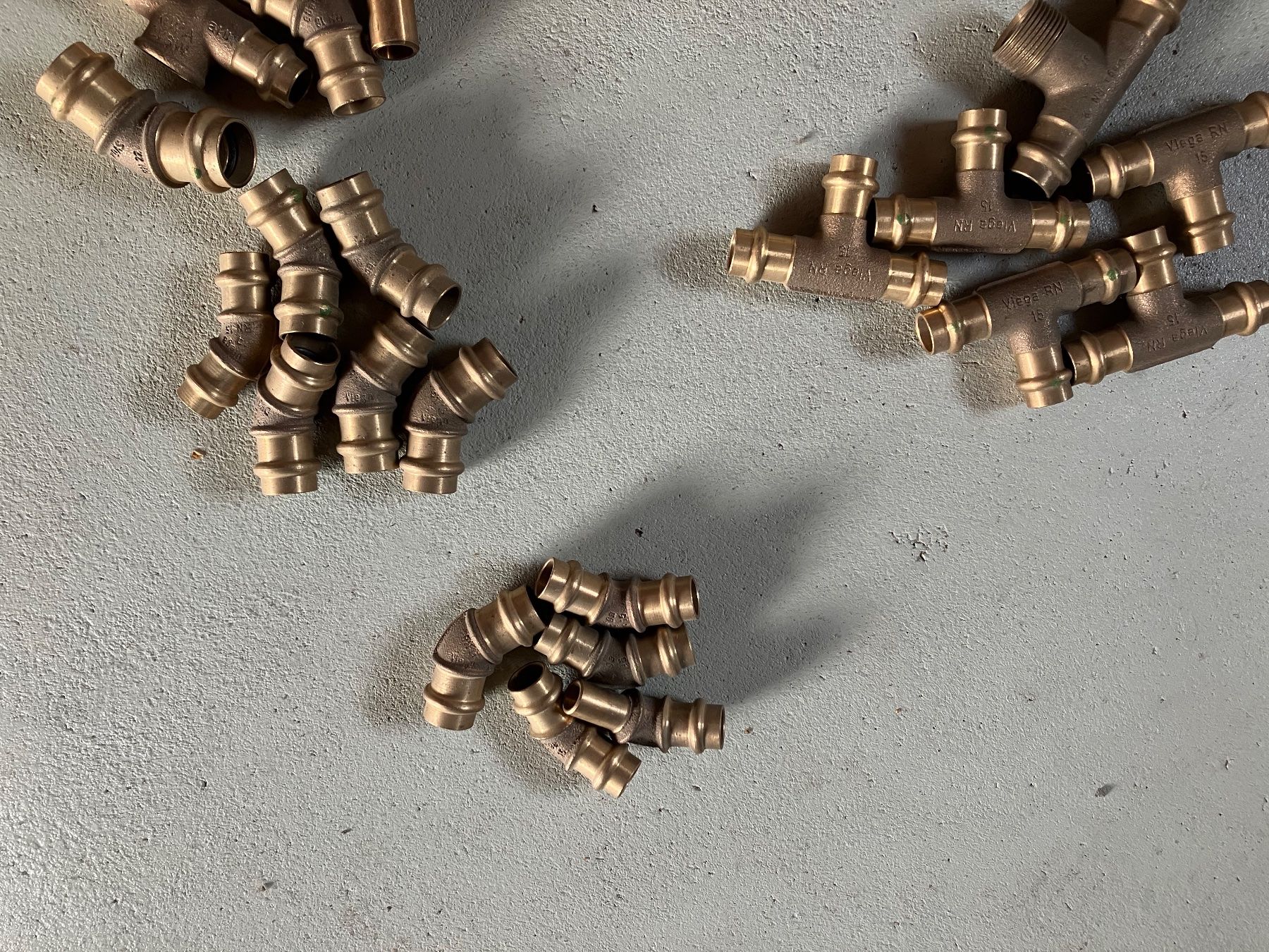 Alle Werkzeuge: 55 verschiedene neue Messing Fittings – Neu (gemäss Beschreibung) aus Rüegsauschachen von limek 1