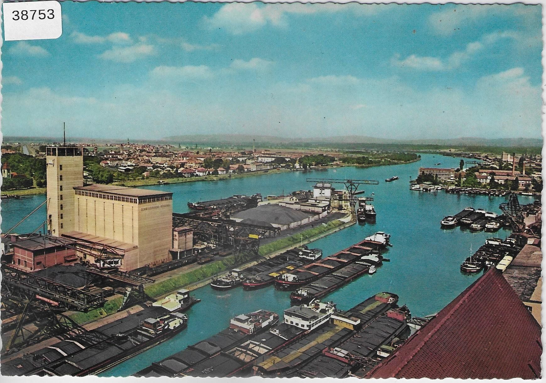 Cartoline postali: Basel - Rheinhafen – Usato da Ettingen venduto da Kartenplanet